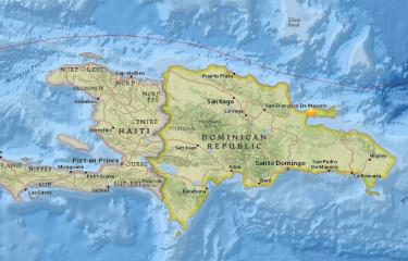 Temblor de 4.5 se registra este lunes cerca de Las Terrenas
