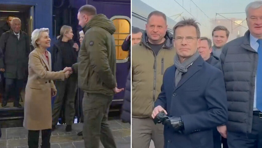 Von der Leyen promete 3.500 millones de euros a Ucrania