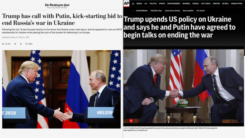 "Ya no habrá victoria para Ucrania": Qué dice la prensa occidental sobre la conversación entre Putin y Trump