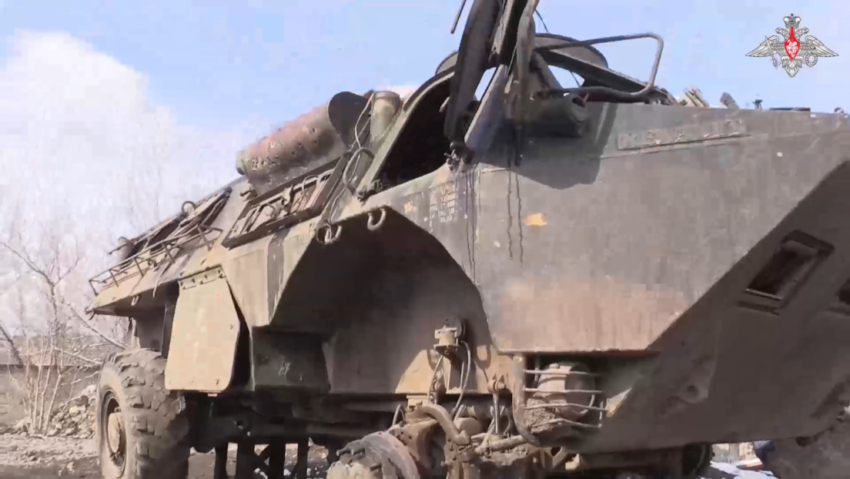 Las fuerzas rusas han logrado capturar vehículos blindados de Ucrania que fueron suministrados por países occidentales.
