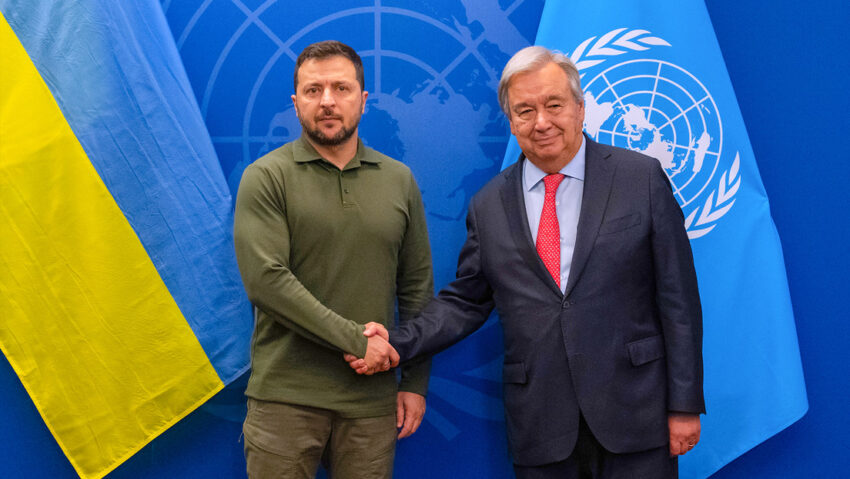 Medvédev responde al secretario general de la ONU acerca de la legitimidad de Zelenski.