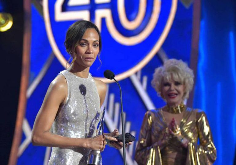 Zoe Saldaña recibe el Gran Soberano 2025; emociona con su discurso