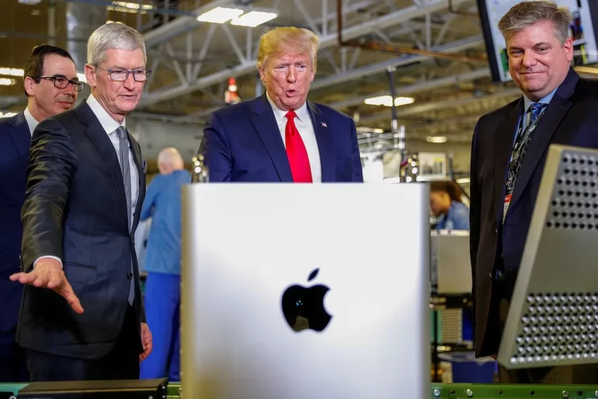 Apple sufrió una pérdida de USD 314. 000 millones en su valor de mercado a consecuencia de los aranceles impuestos por Donald Trump.