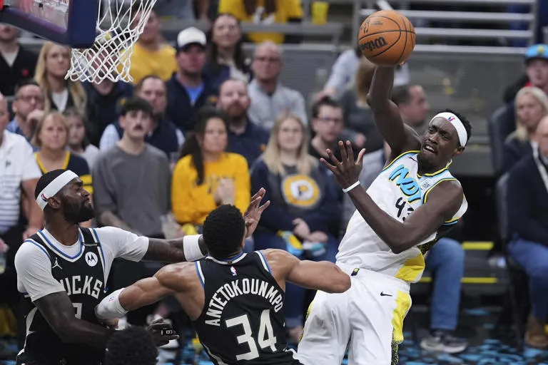 Con actuaciones destacadas de Pascal Siakam y Tyrese Haliburton, los Pacers superaron a los Bucks 123-115, colocando la serie en un sólido 2-0 a su favor.