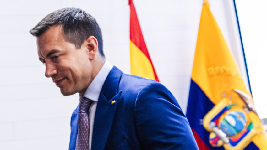 "Exponen a mi hija sin pudor'": Denuncian a Noboa por violencia vicaria