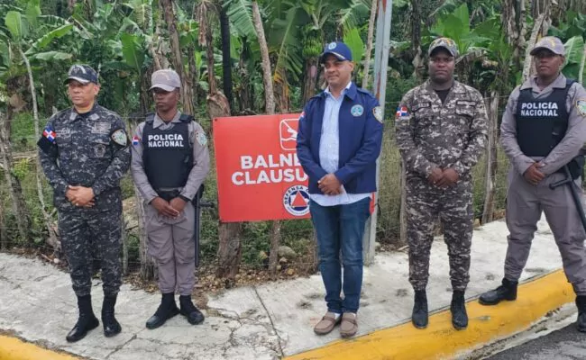 El COE mantiene cerrados los balnearios de la provincia Espaillat como medida preventiva