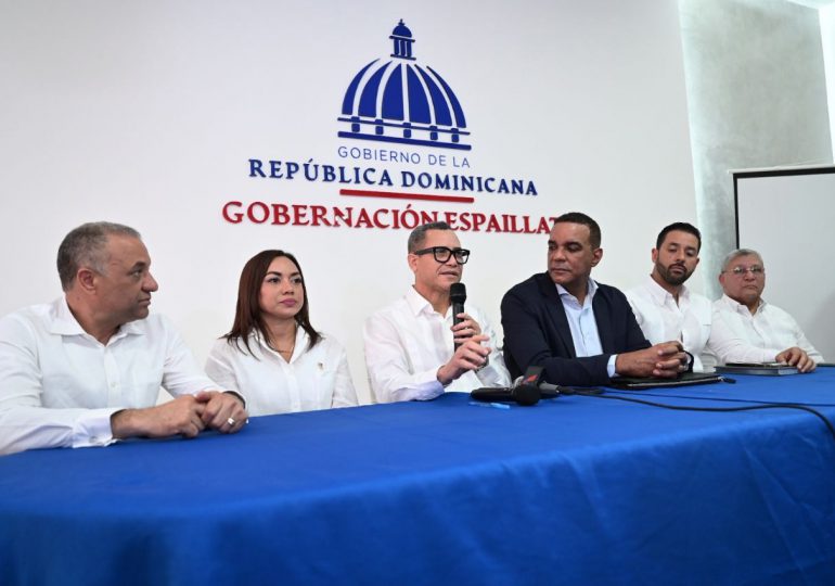 Eddy Olivares, ministro de Trabajo lidera mesa de trabajo Gobierno en las Provincias, en Espaillat
