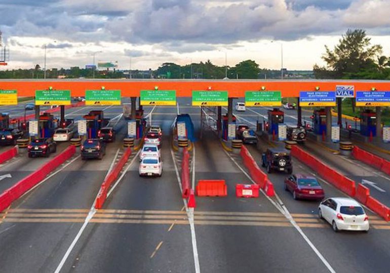 RD Vial: Peajes estarán libres de cobro por 24 horas este domingo
