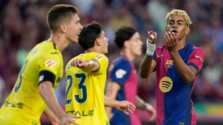 El Villarreal aprovecha la fiesta del Barça para remontar y certificar la Champions