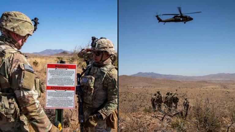 EE.UU. designa "ciertas áreas" de la frontera sur con México como "extensiones de bases militares"