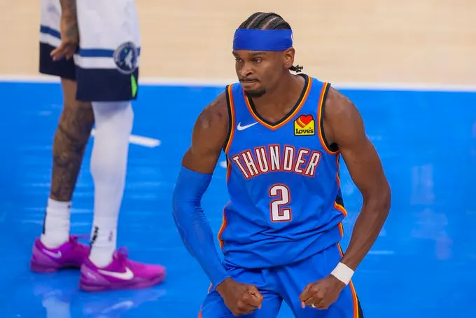 Shai Gilgeous-Alexander de los Thunder fue reconocido como el MVP de las Finales de la Conferencia Oeste.