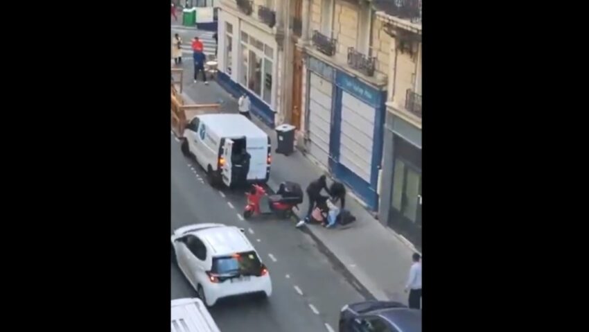 Imágenes impactantes del secuestro frustrado de la hija de un magnate de criptomonedas en París