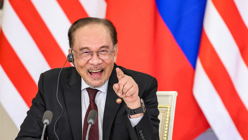 La pregunta con truco de Putin al primer ministro malasio