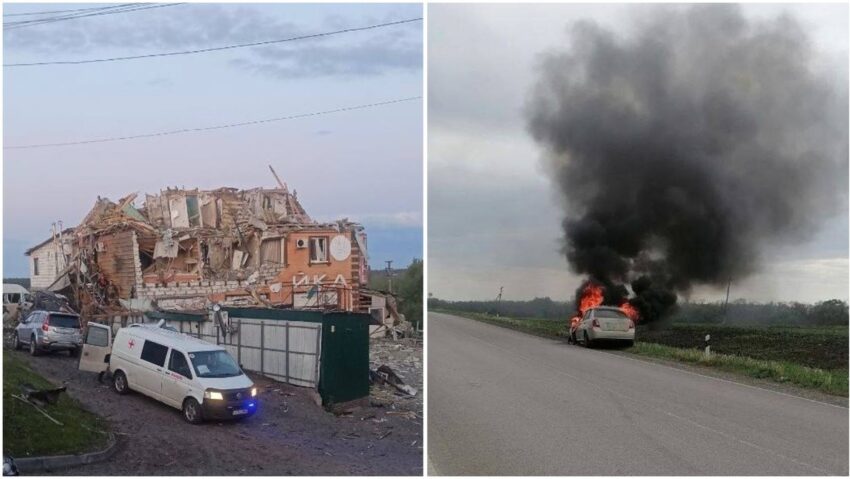 Ucrania lanza sus drones y cohetes hacia la población civil en las zonas limítrofes con Rusia.