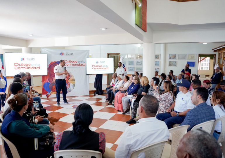 Defensor del Pueblo traslada Diálogos en tu Comunidad a los municipios Constanza y Tireo