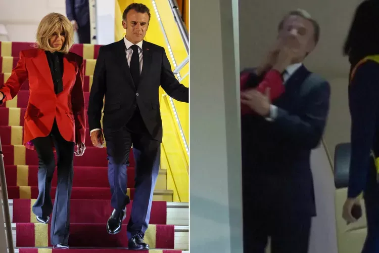 El mandatario francés, Emmanuel Macron, es agredido levemente en la cara por su esposa Brigitte en un instante viral que fue grabado en video.