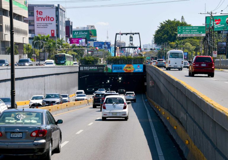 Obras Públicas asegura que estructura del túnel de la 27 de Febrero es segura tras intensas lluvias