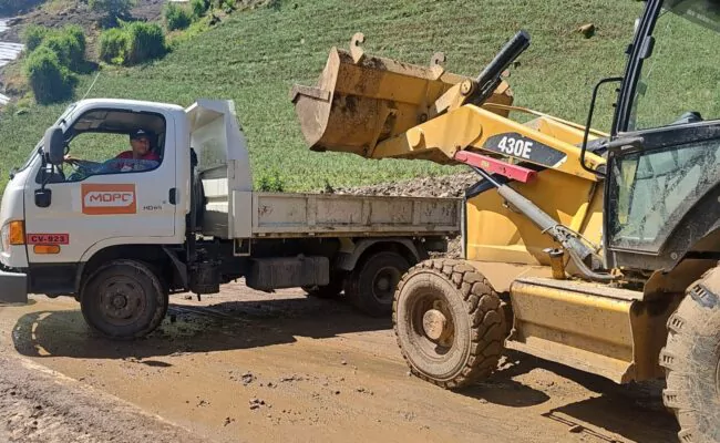 Ministerio de Obras Públicas despliega amplio operativo nacional para mitigar efectos de las lluvias