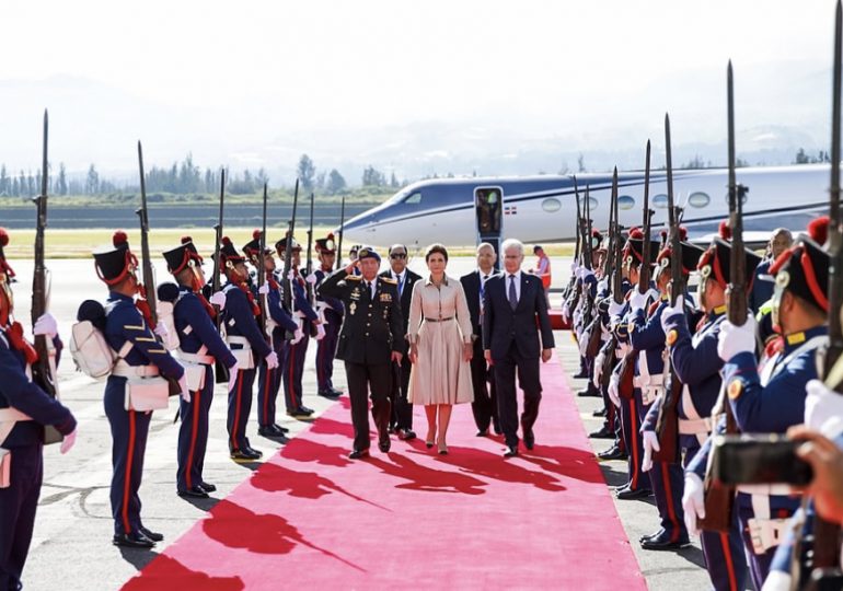 Raquel Peña llega a Ecuador para la toma de posesión de Daniel Noboa