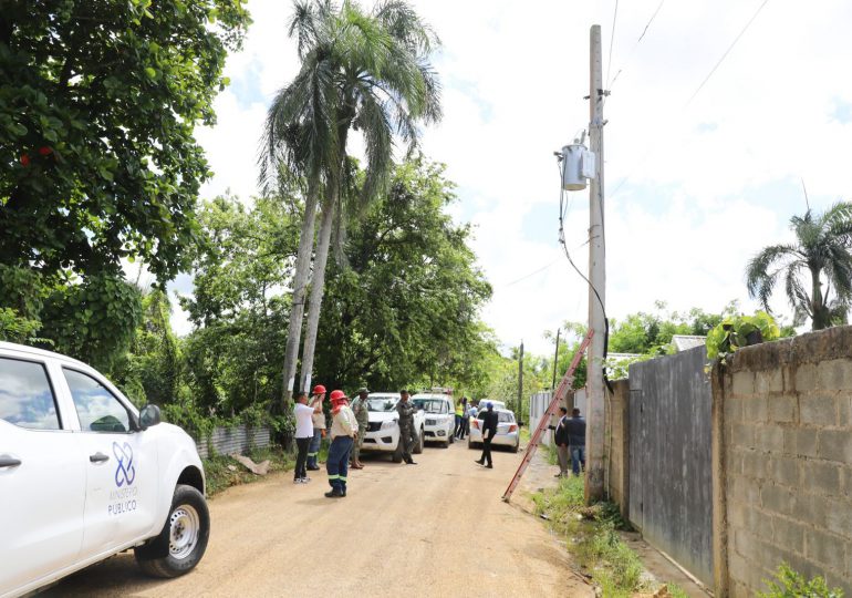 Autoridades lideran operativo contra el fraude eléctrico en SDE