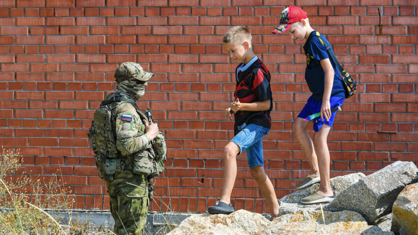 Rusia: No hay ni un solo niño secuestrado, hay niños rescatados por nuestras fuerzas armadas.