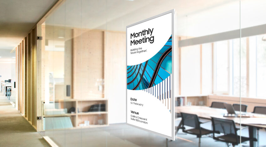 Samsung lanza su nueva Color E-Paper de 32” con señalización digital ecológica y sin consumo estático