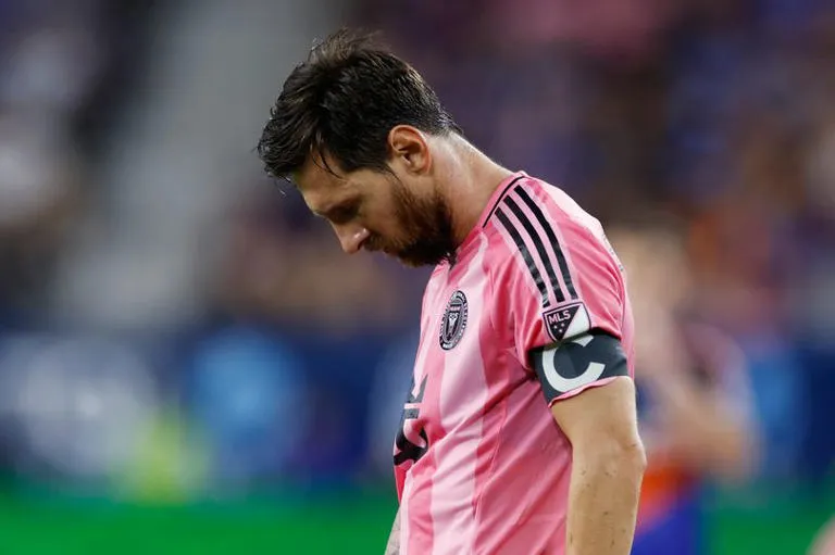 Lionel Messi evita lesión grave pero Inter Miami pierde su racha ganadora