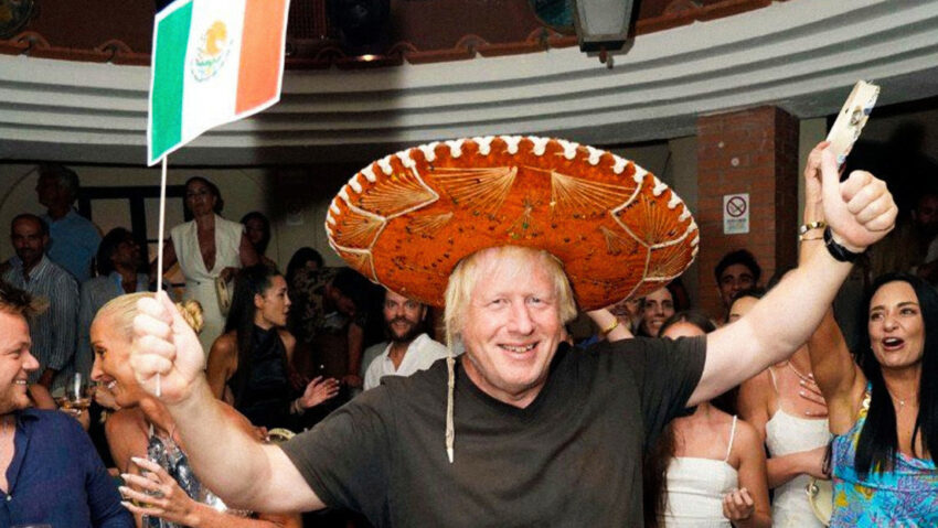 Boris Johnson expresa su tristeza por el desdén de Londres hacia la situación en Ucrania.