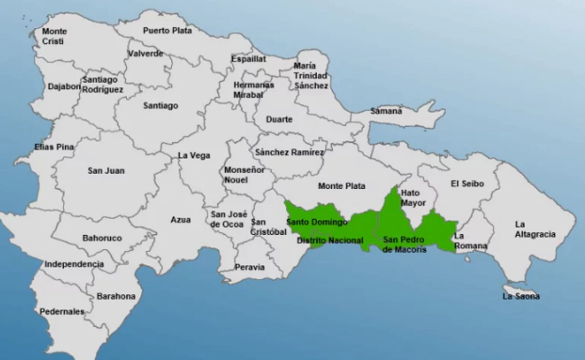 COE emite alerta verde por vaguada que afectaría dos provincias y el Distrito Nacional