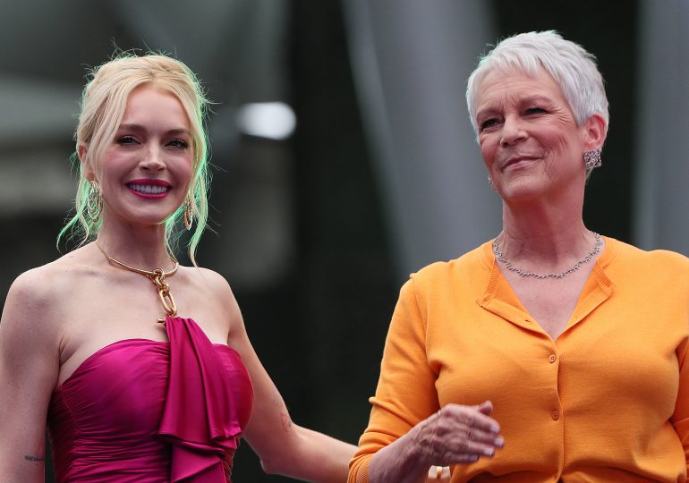 Lindsay Lohan y Jamie Lee Curtis presentan en México la secuela de 'Otro Viernes de locos'