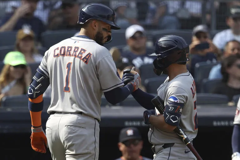 Altuve Lanza su HR 250 y Alexander Domina en Paliza 7-1 de los Astros sobre los Yankees