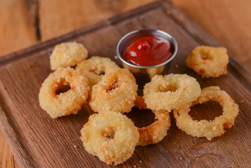 Receta de aros de calabacín en freidora de aire, una cena distinta, ligera y muy fácil de hacerCocinados