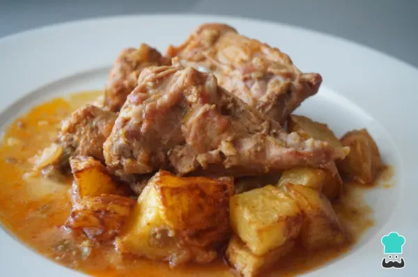 Receta de Conejo en salsa de la abuela