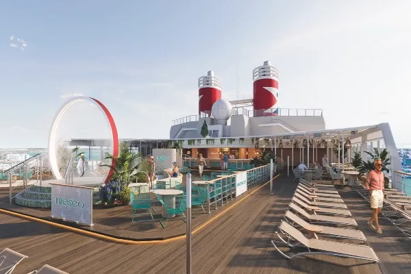 Fred. Olsen Cruise Lines presenta restaurante al aire libre de inspiración mediterránea a bordo del Borealis