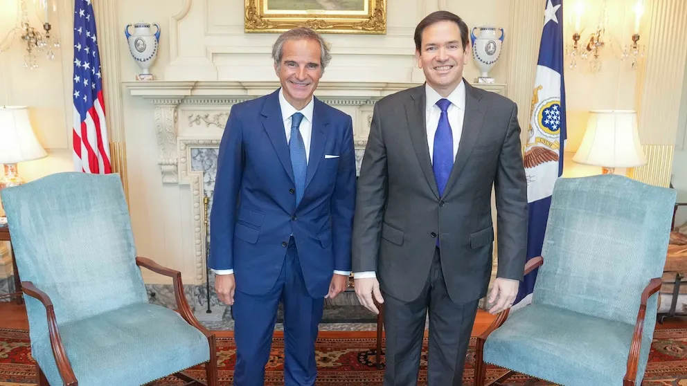 Marco Rubio se reúne con el director de la OIEA y ratifica el respaldo de EE. UU. al organismo en la supervisión de Irán