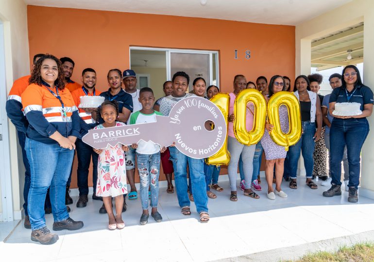 Reasentamiento de Barrick Pueblo Viejo avanza: 100 familias ya habitan en sus nuevos hogares