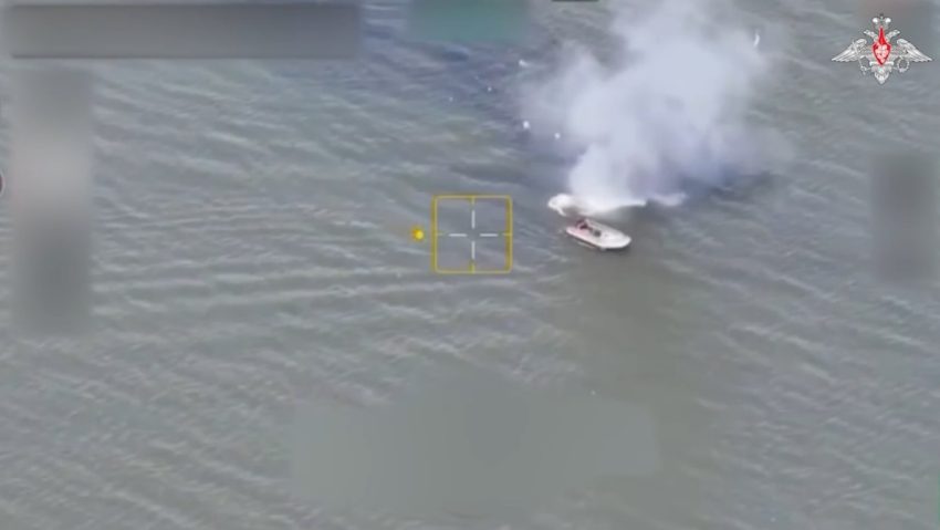 Drones rusos eliminan un grupo de saboteadores ucranianos en lancha