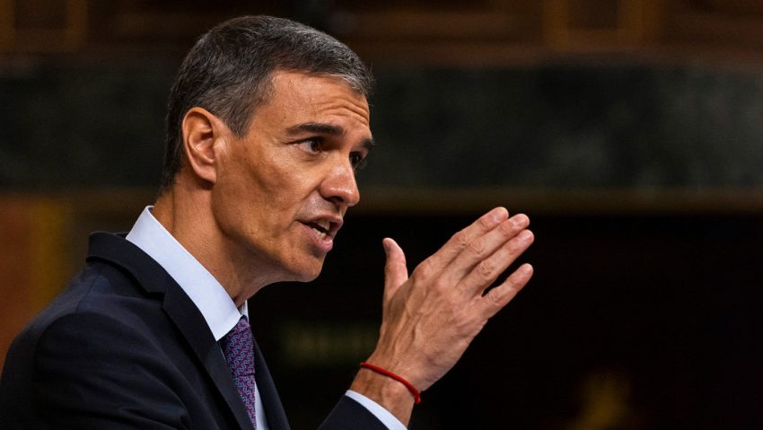 Sánchez anuncia la aprobación "urgente" de un decreto ley sobre el embargo de armas a Israel