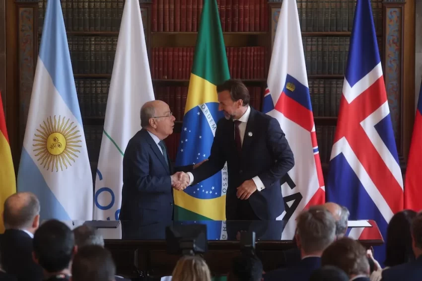 Mercosur y EFTA firman acuerdo de libre comercio que beneficiará exportaciones de ambos bloques
