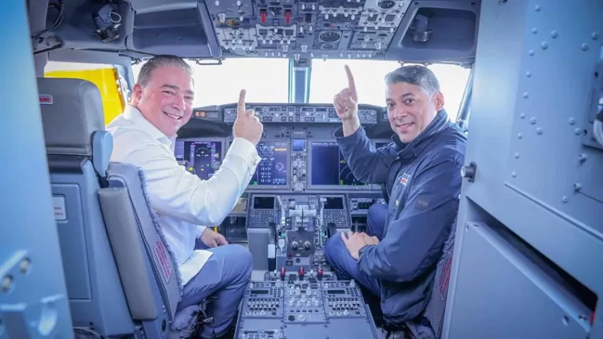 Arajet amplía su flotilla con su aeronave número 12 "La Caleta"