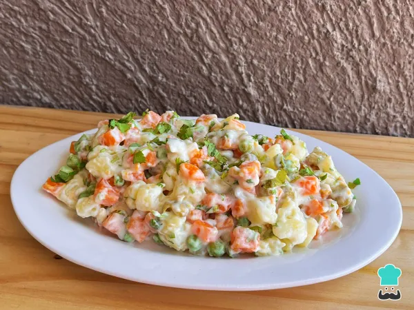 Receta de Ensalada rusa chilena
