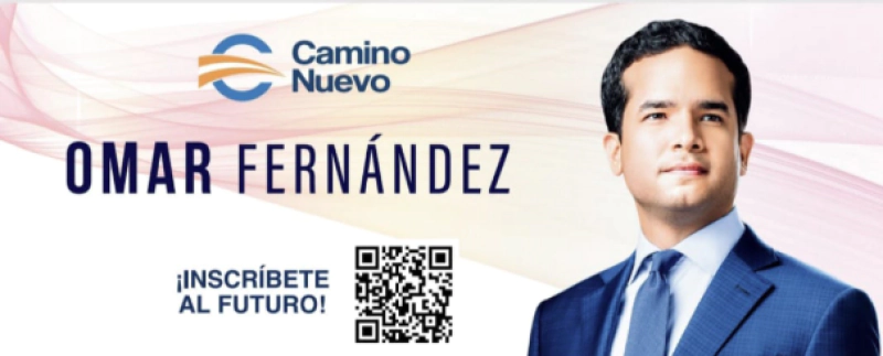 Pese a notificación de la Junta Central Electoral aun se observan vallas publicitarias de Camino Nuevo promoviendo a Omar Fernández