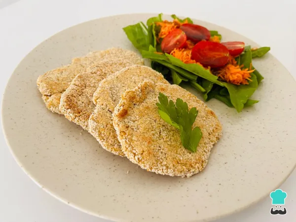 Receta de Milanesas de garbanzos veganas