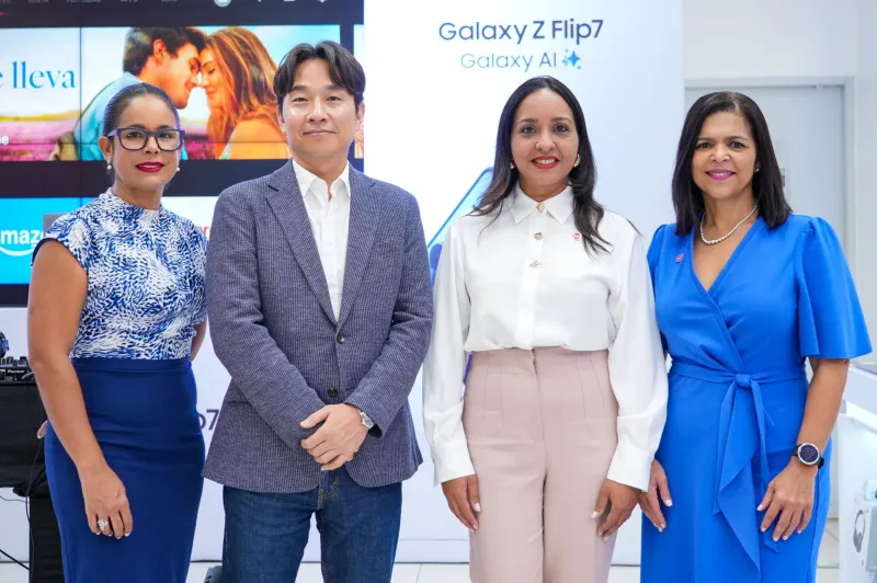 Presentan los modelos plegables Galaxy Z Fold7 y Z Flip7 en República Dominicana