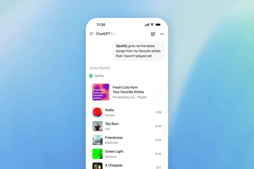 🧠 ChatGPT estrena apps integradas dentro del chat: la IA se vuelve más versátil