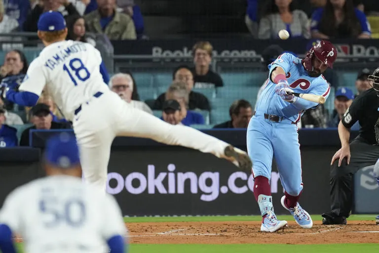 ⚾ Schwarber bate dos jonrones y los Phillies evitan la barrida con triunfo 8-2 sobre los Dodgers