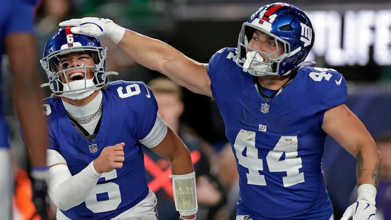 ⭐ Giants logran triunfo histórico ante Eagles gracias a sus novatos Dart y Skattebo