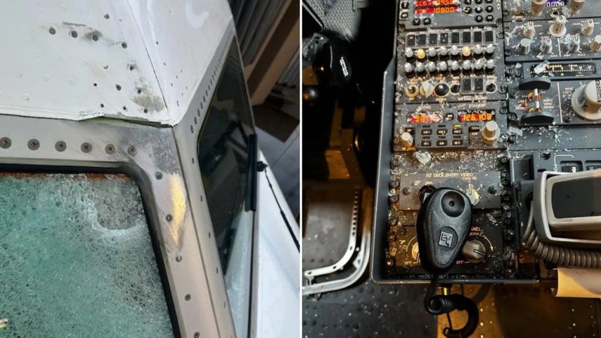 El parabrisas de un Boeing 737 se agrieta en pleno vuelo