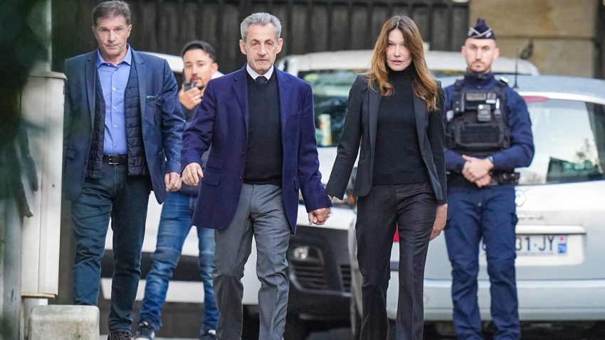 Encarcelan a Nicolas Sarkozy tras ser condenado a cinco años de prisión