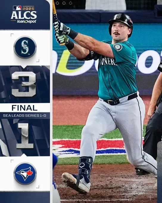 🤫 Mariners silencian el Rogers Centre y toman ventaja sobre los Blue Jays en el ALCS